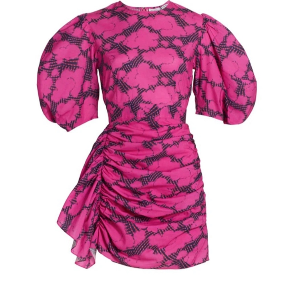 RHODE Pia Puff Sleeve Minidress